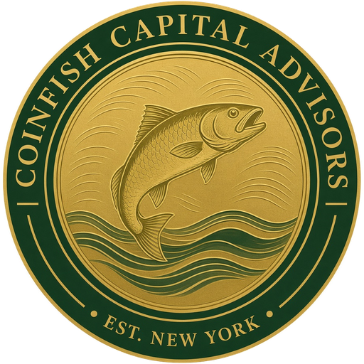 Coinfish Capital Advisors seal: Est. New York